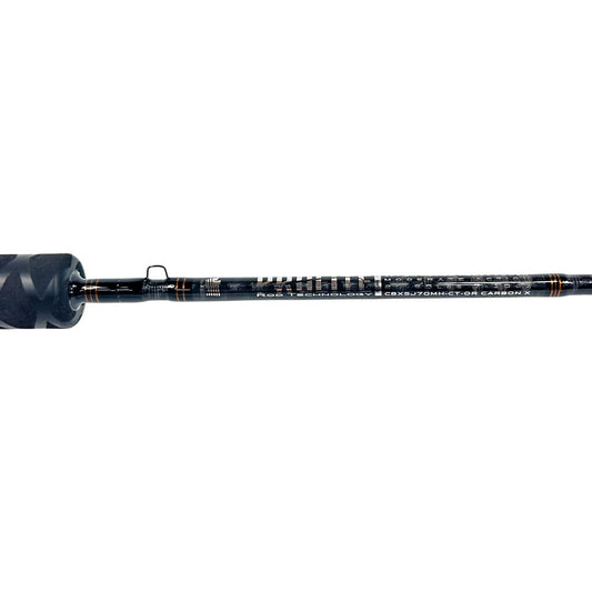 Carbon X Slow Pitch 7'0" 25-50# Medium Heavy | Casting With Trigger  | Black & Orange