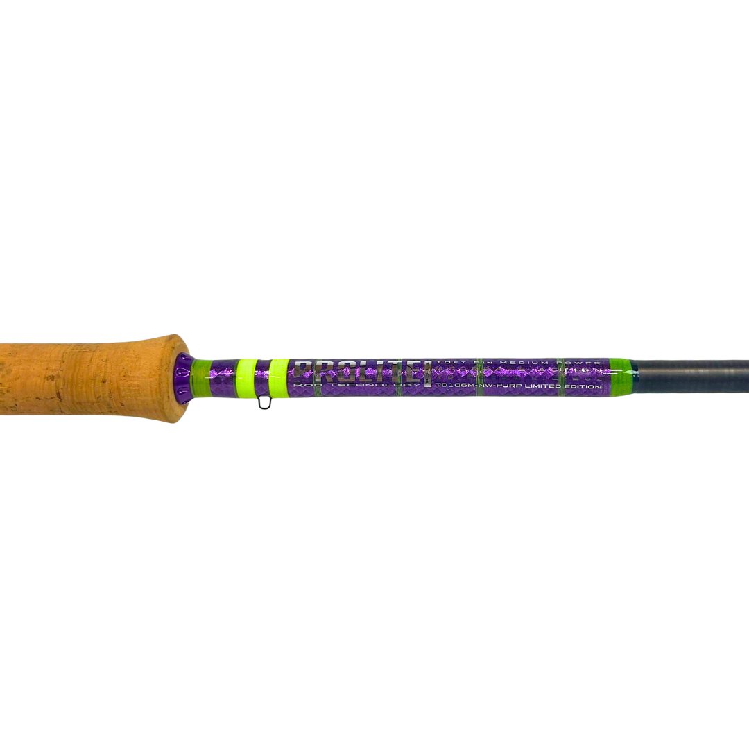 Takedown NW Style 10'6” 10-20# Medium Power- "PURP n' YELLA"