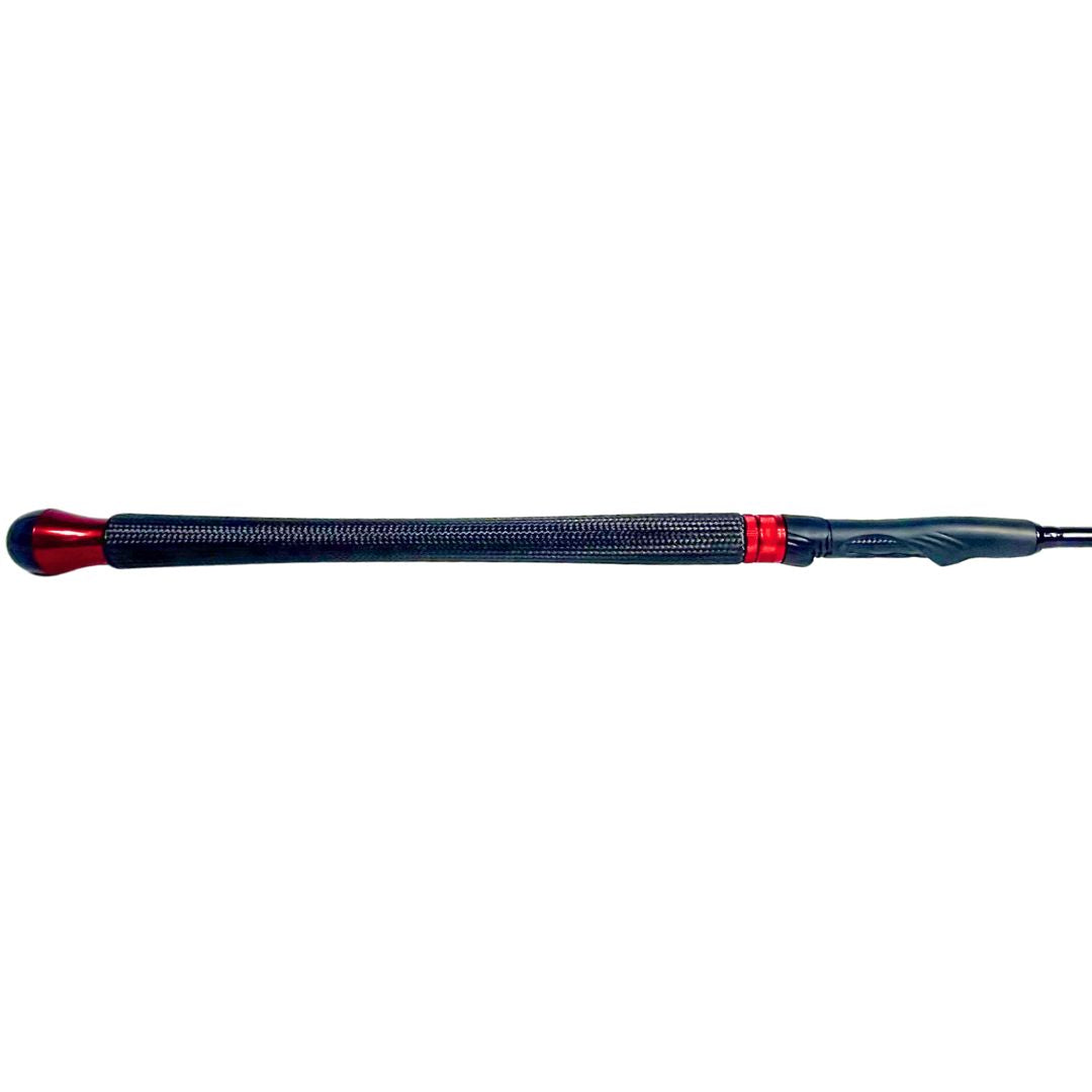 Prolite 9'6" Salmon & Steelhead Spinning Rod 6-10 lb | Light Power | SVX | Black and Red