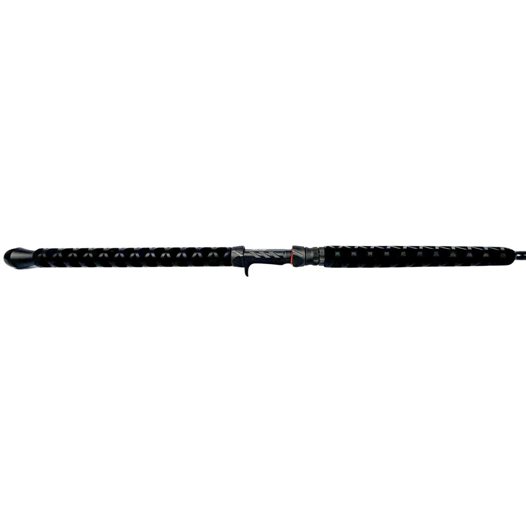 Prolite 10'6" Salmon Downrigger Trolling Rod 10–25 lb | Medium Heavy Takedown DR ("Smoke Signals")