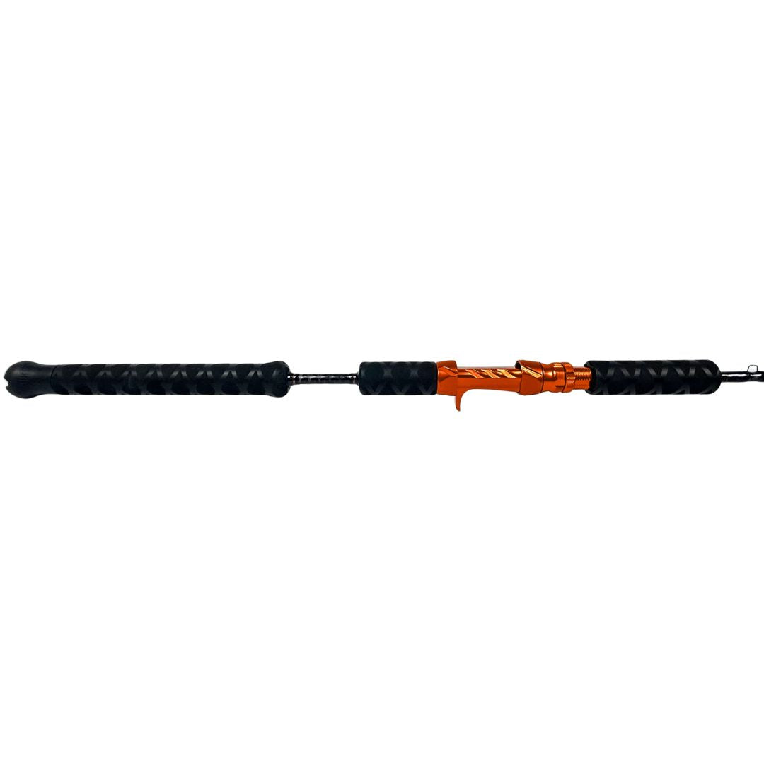 Carbon X Slow Pitch 7'0" 25-50# Medium Heavy | Casting With Trigger  | Black & Orange