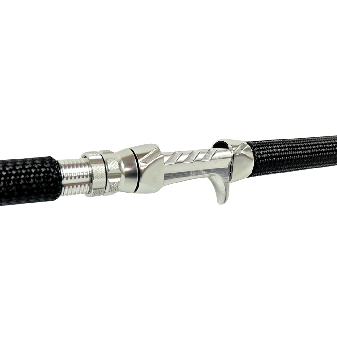 TAKEDOWN 10'6" 10-20# MEDIUM / SILVER TRIM PACKAGE / BULLET PROOF CARBON GRIPS