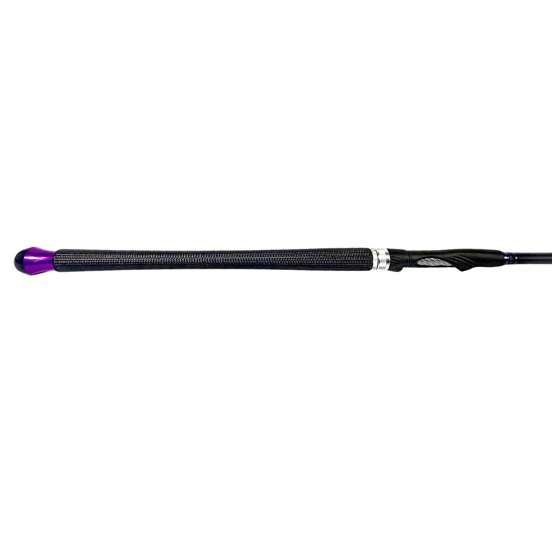 SVX Salmon & Steelhead 10'6” 8-12# Medium Light Spinning Rod- "Purple Silver Black"