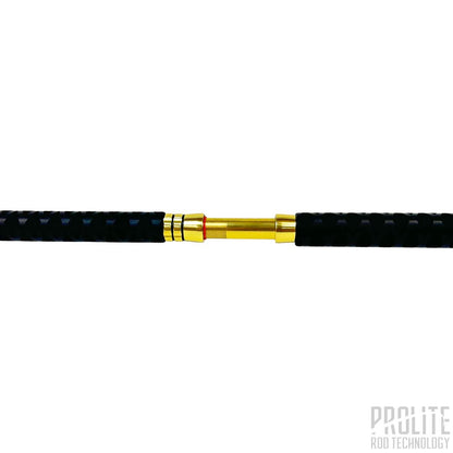 SELECT BLEND HALIBUT 5'8" 50-100# XTRA HEAVY SPIRAL WRAP (GOLD TRIM)
