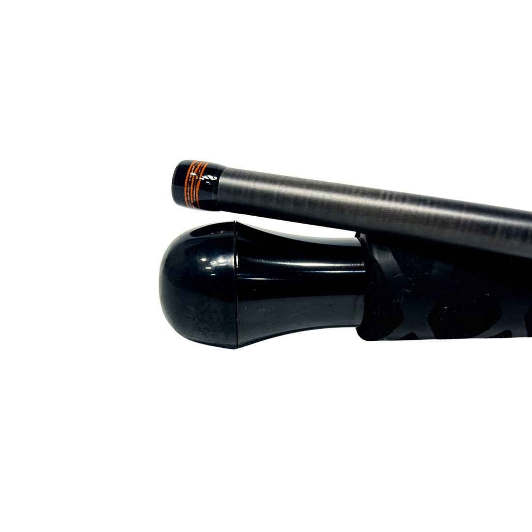 Prolite 10'6" Medium Heavy Salmon Downrigger Trolling Rod – Takedown, 10-25 lb – Orange/Black