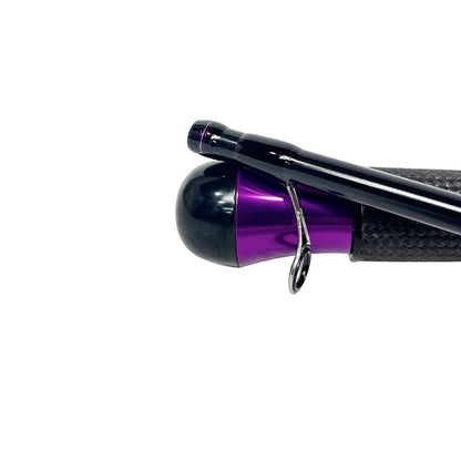 SVX Salmon & Steelhead 10'6” 8-12# Medium Light Spinning Rod- "Purple Silver Black"