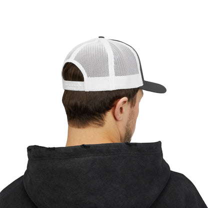 Little Dude Snapback Trucker Cap – Black Logo Edition