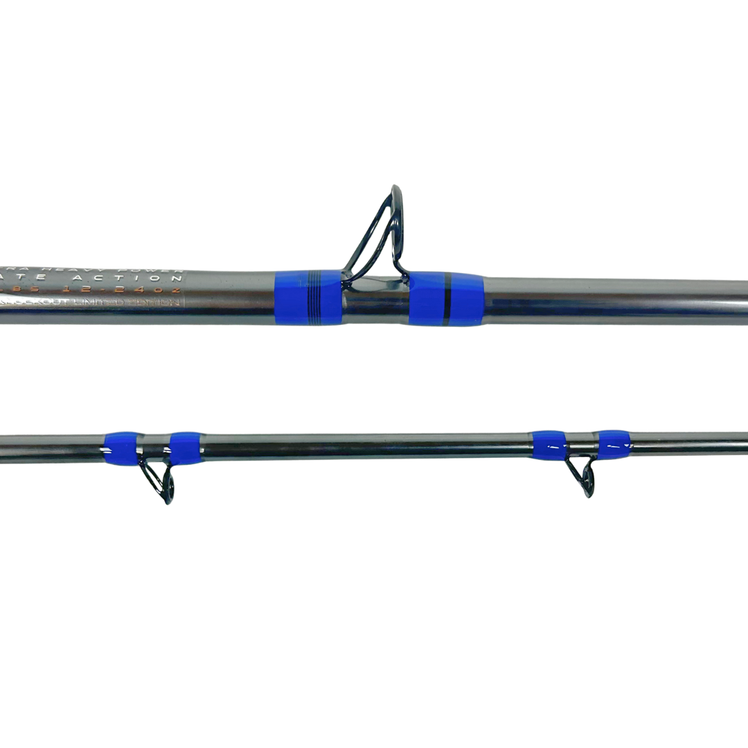 SELECT BLEND HALIBUT 5'8" 50-100# XTRA HEAVY SPIRAL WRAP - "Knockout" Edition