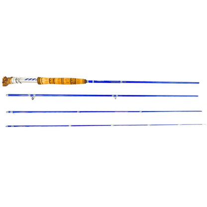 Titanium Fly 9'0" 5 Weight 4 Piece w/ Tube- "Peaks and Valleys"