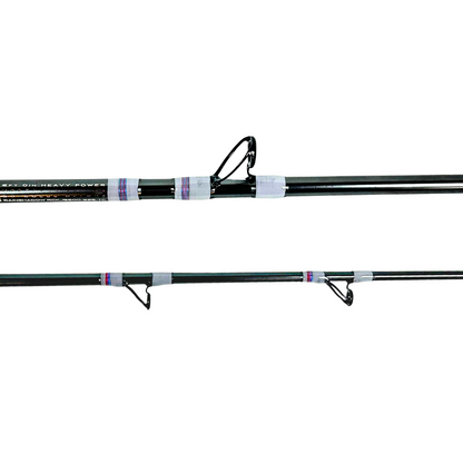 Halibut 6'0" 30-60# Silver Woven Grips and Trim Package