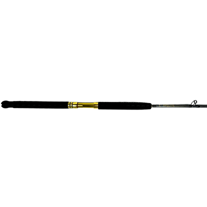 SELECT BLEND HALIBUT 5'8" 50-100# XTRA HEAVY SPIRAL WRAP (GOLD TRIM)