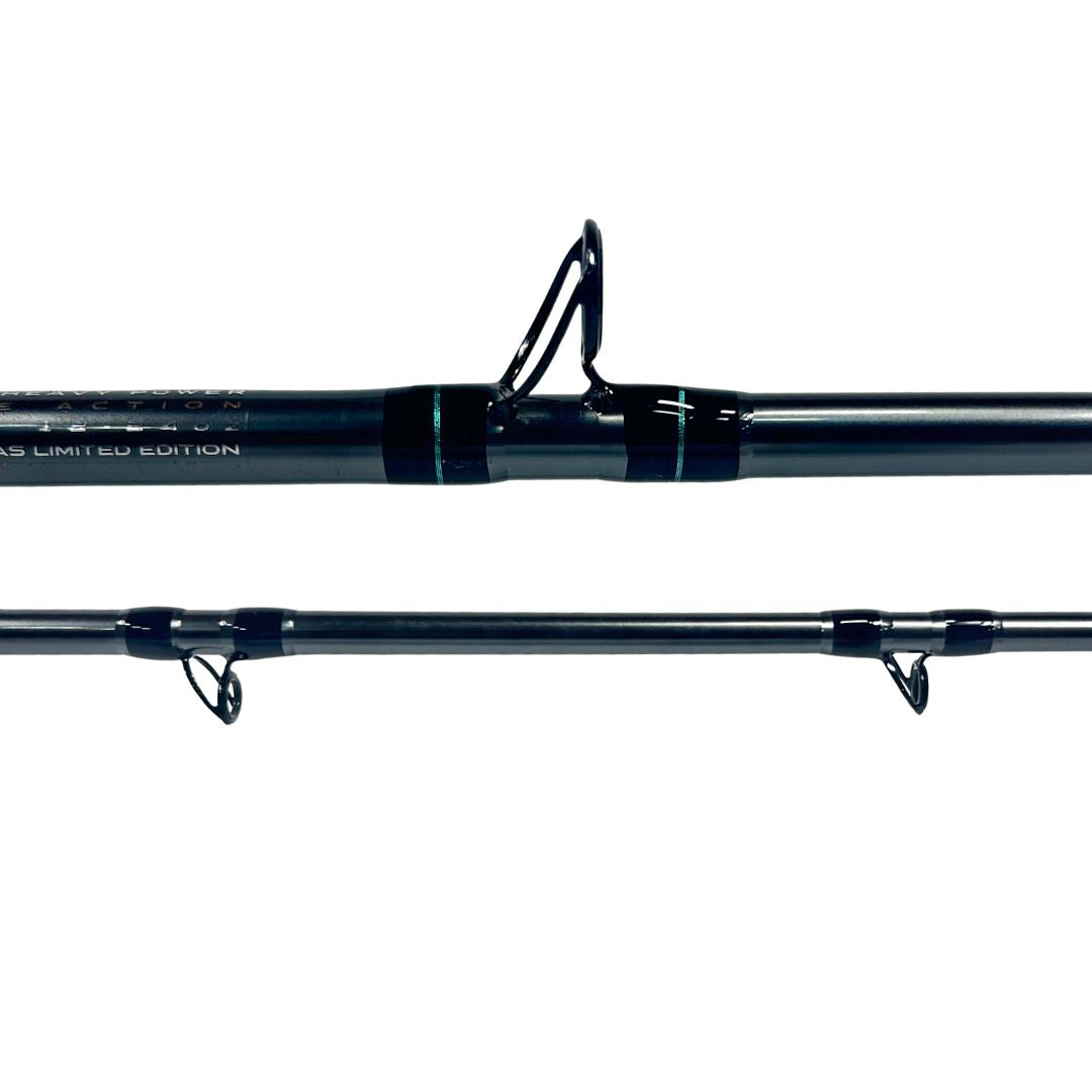 SELECT BLEND HALIBUT 5'8" 50-100# | XTRA HEAVY | SPIRAL WRAP | DARK SEAS