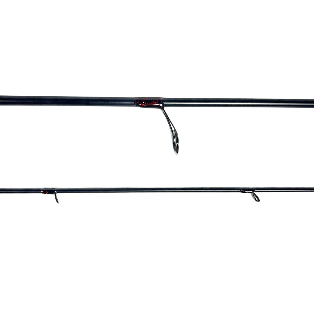 Prolite 9'6" Salmon & Steelhead Spinning Rod 6-10 lb | Light Power | SVX | Black and Red