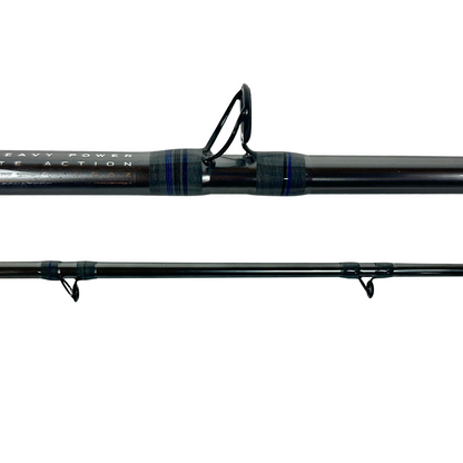 SELECT BLEND HALIBUT 6'6" 30-60# HEAVY SPIRAL WRAP - "Stormy Waters" Edition