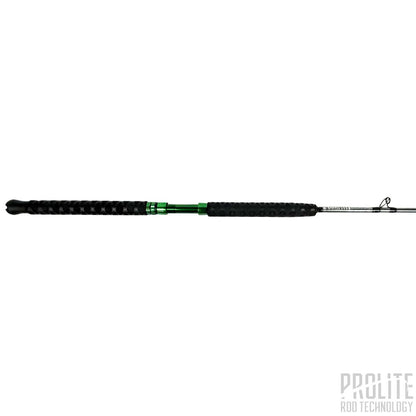 SELECT BLEND HALIBUT 6'6" 30-60# HEAVY SPIRAL WRAP (GREEN TRIM)