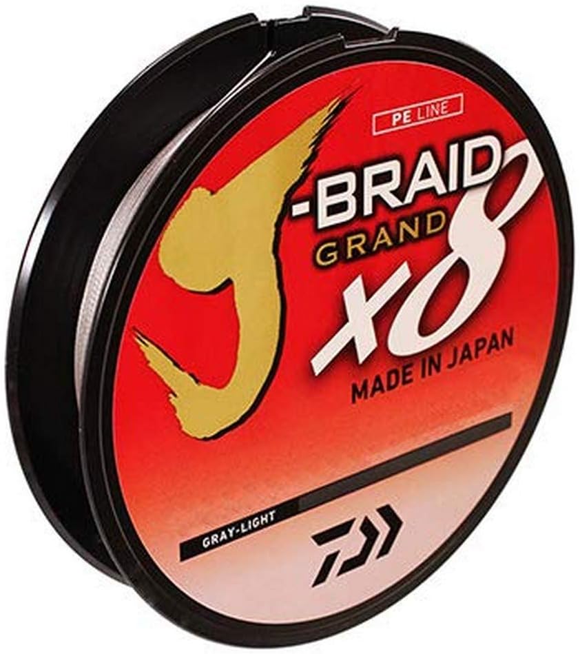 J-BRAID GRAND 8X 150YDS FILLER SPOOL GRAY LIGHT 30-150GL