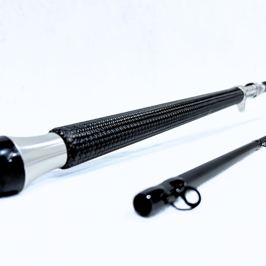 TAKEDOWN 9'6" 10-20# MEDIUM / SILVER TRIM PACKAGE / BULLET PROOF CARBON GRIPS (Copy)