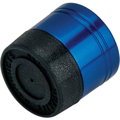 ALBC20-CB - Butt Cap Aluminum ID 19.685mm - Cobalt Blue