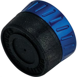 ALSBC20-CB - Butt Cap 6061 T6 Alum L: .565" OD 1.04" ID .775"-Cobalt Blue