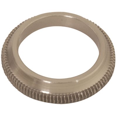 AWC511-SG — Forecast AWC Knurled Aluminum Trim 0.26" ID 0.45" OD Aluminum 6061-t6 Shiny Gunsmoke Trim (AWC511-SG)