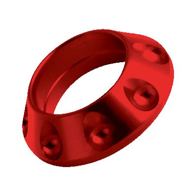 AWCCO335-R - Aluminum Winding Check w/cut out .335 I.D. - red