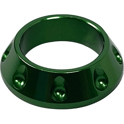 AWCCO522-GR - Aluminum Winding Check w/cut out .522 I.D. - Green