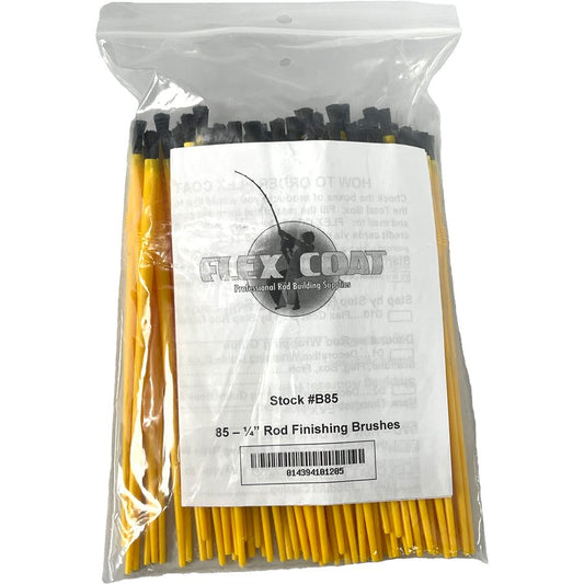 B85 - Bulk Package of 85-1/4" Brushes (Yellow)