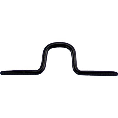 BHKS — Forecast Small Double Foot Hook Keeper Trim 0.6" Length Ss304 Stainless Steel Black Trim (BHKS)
