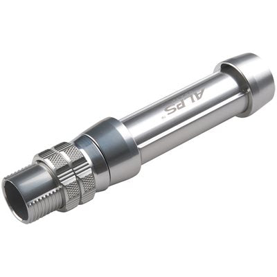 CAH16CM-KLN-S - Centra-Lock Alum R/S w/Knurled Long Nut  w/ Cushion - Silver