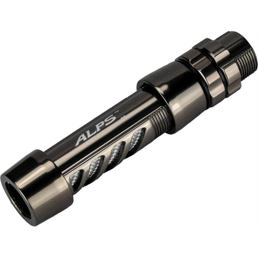 CAH18WLX-WTS-TC - Wide R/S  Light Alum w/cushion Tex Silver Insert-Dark Titanium Smoke