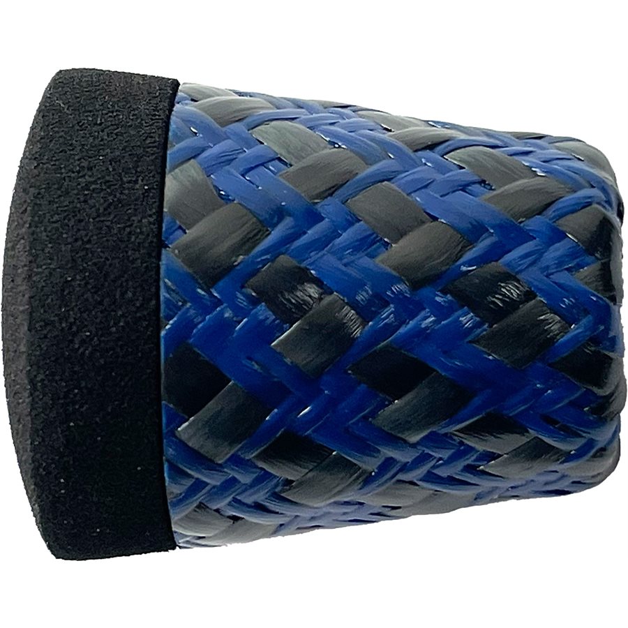 FCCCFB-2-DS/BL — Forecast Dragonscale Carbon Grip Fighting Butt 1.375" Blue (FCCCFB-2-DS/BL)