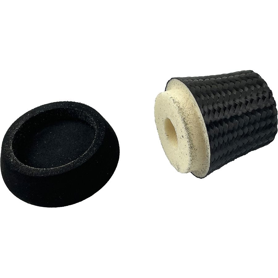 FCCCFB-3 — Forecast Forecast Carbon Grips End Cap 0.375" ID 1.625" Length Carbon/urethane Filled (FCCCFB-3)