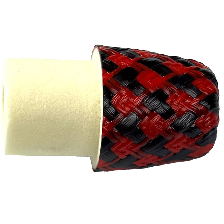FCFB1.75-375-DS/R — Forecast Dragonscale Carbon Grip Fighting Butt 1.75"-375 Red (FCFB1.75-375-DS/R)