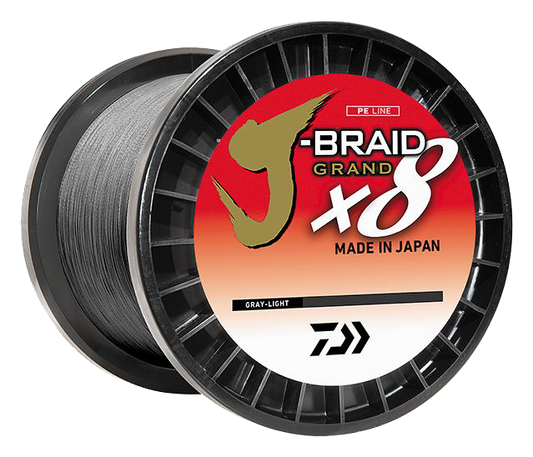 J-BRAID GRAND X8 30# LIGHT GREY (BY THE YARD)