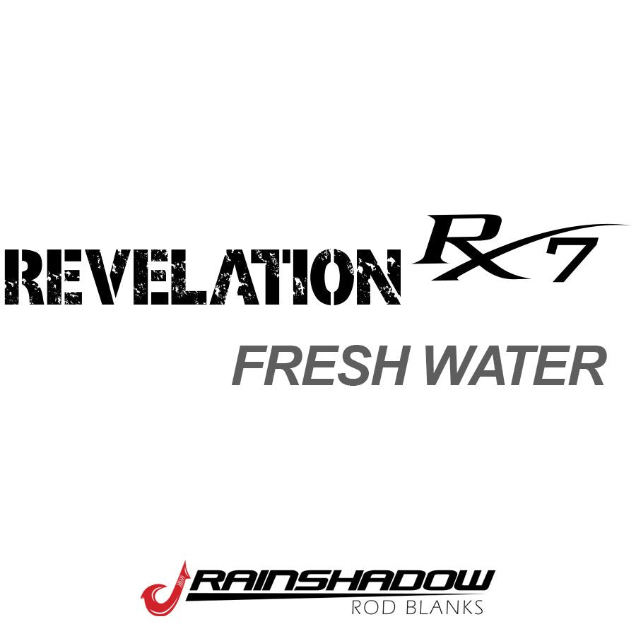 REVS68L-SC — 5'4" RainShadow Revelation RX7 Spinning Blank Ultra Light Fast Line 2-6lb. RX7 Graphite Satin Black (REVS68L-SC)
