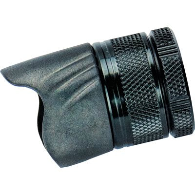 RPD17-DKN-SF — Alps RPD Nut Nylon Graph double knurled - Black — Seafoam