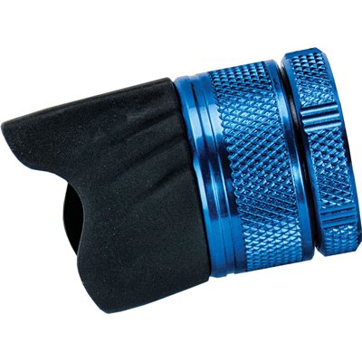 RPD16S-DKN-CB - RPD Nut Nylon Graph Soft Touch double knurled - Cobalt Blue