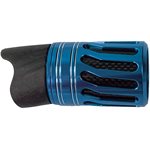 RPDMVT16 Foregrip w / CWG insert / metal cage w / hood-Colbalt Blue / Silver Bands