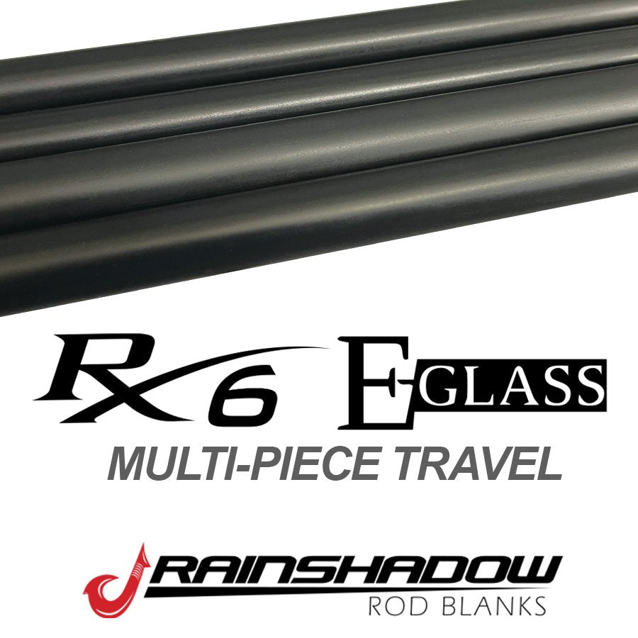 SWT70H-3M — 0'7" 3pc RainShadow RX6 / E Glass Blank Heavy Mod-fast Line 12-25lb.lb RX6 Graphite/E-Glass Matte Gray (SWT70H-3M)