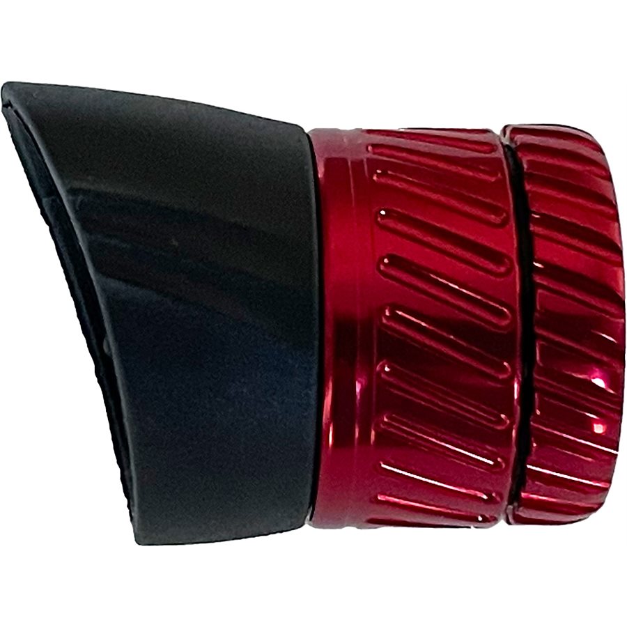TX16-DN-R — Alps TX16 Hood — Red Anodized, Graphite Filled Nylon