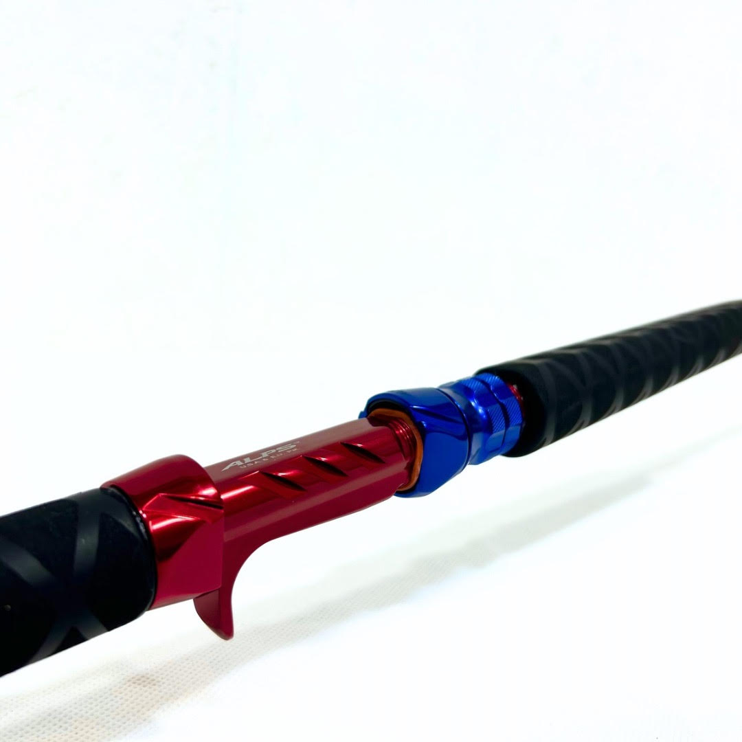 Carbon X Live Bait 7’10” Extra Light Casting - Custom Red/Blue Trim Package